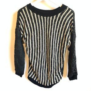 Zara Collection Sweater Knit Crewneck Pullover Top
